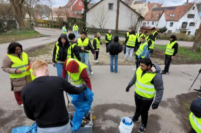 Flursäuberung Jugendcafé