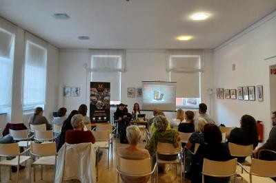 Matthias Küffner und Regina Schiele beim Vortrag „Elternstärke(n)