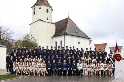 Der Jubelverein mit Schirmherr MdB Ulrich Lange. 