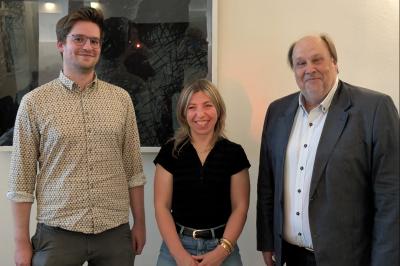 V.l.n.r.:  Alexander Kneißl, künftig 1. Vorstand, Elisabeth Wedel (Stellvertreterin) und Thomas Stowasser bisheriger SPD-Vorstand
