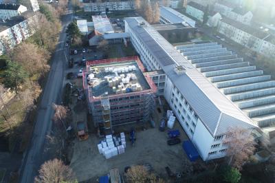 Die Berufs- und Wirtschaftsschule wird derzeit saniert. 