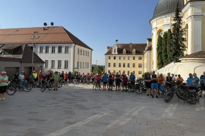 Radwallfahrt Start Donauwörth