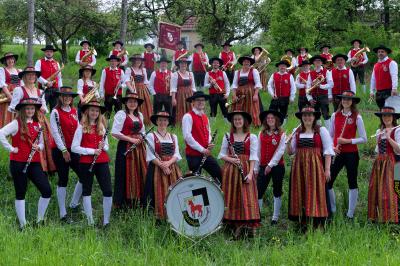 Die Blaskapelle Lehmingen spielt am Freitag, 26. Juni 2026 auf dem Marktplatz vor St. Georg.