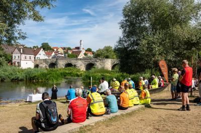 Abschluss Stadtradeln 2026 vor traumhafter Kulisse in Harburg.