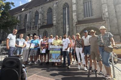 Siegerehrung des Stadtradelns in Nördlingen 