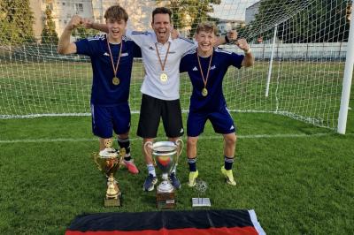 Auf dem Bild von links: Paul Wagner, Fabian Schmidt und Mathis Strauß.