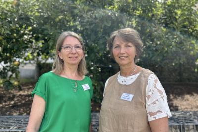Claudia Keil (l.) und Helga Eger-Geiger. 