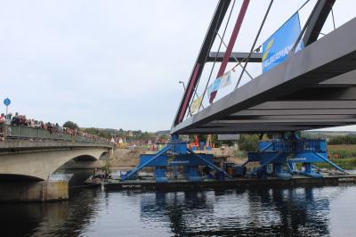 Donaubrücke Marxheim Einschwimmen 