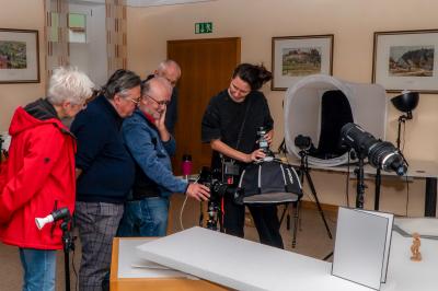 Viel Interessantes gab es beim Tabletop-Workshop der Fotofreunde Harburg.