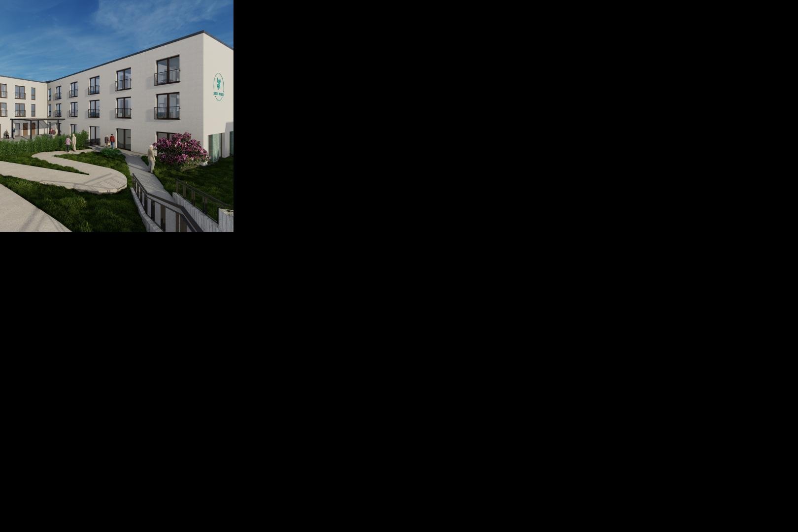 Insgesamt drei Stockwerke wird das neue Seniorenhaus in Bollstadt umfassen, wovon der erste und zweite Stock die Wohnetagen sind.