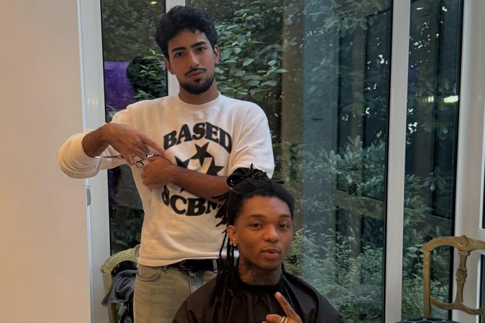 Erdogan Kocak und US-Rap-Star Swae Lee