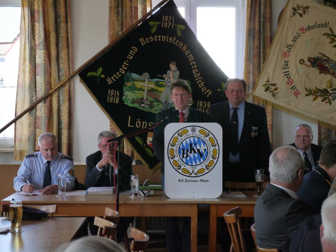 Jahreshauptversammlung BKV Kreisverband Donau-Ries - Ehrungen für treue Mitglieder 1