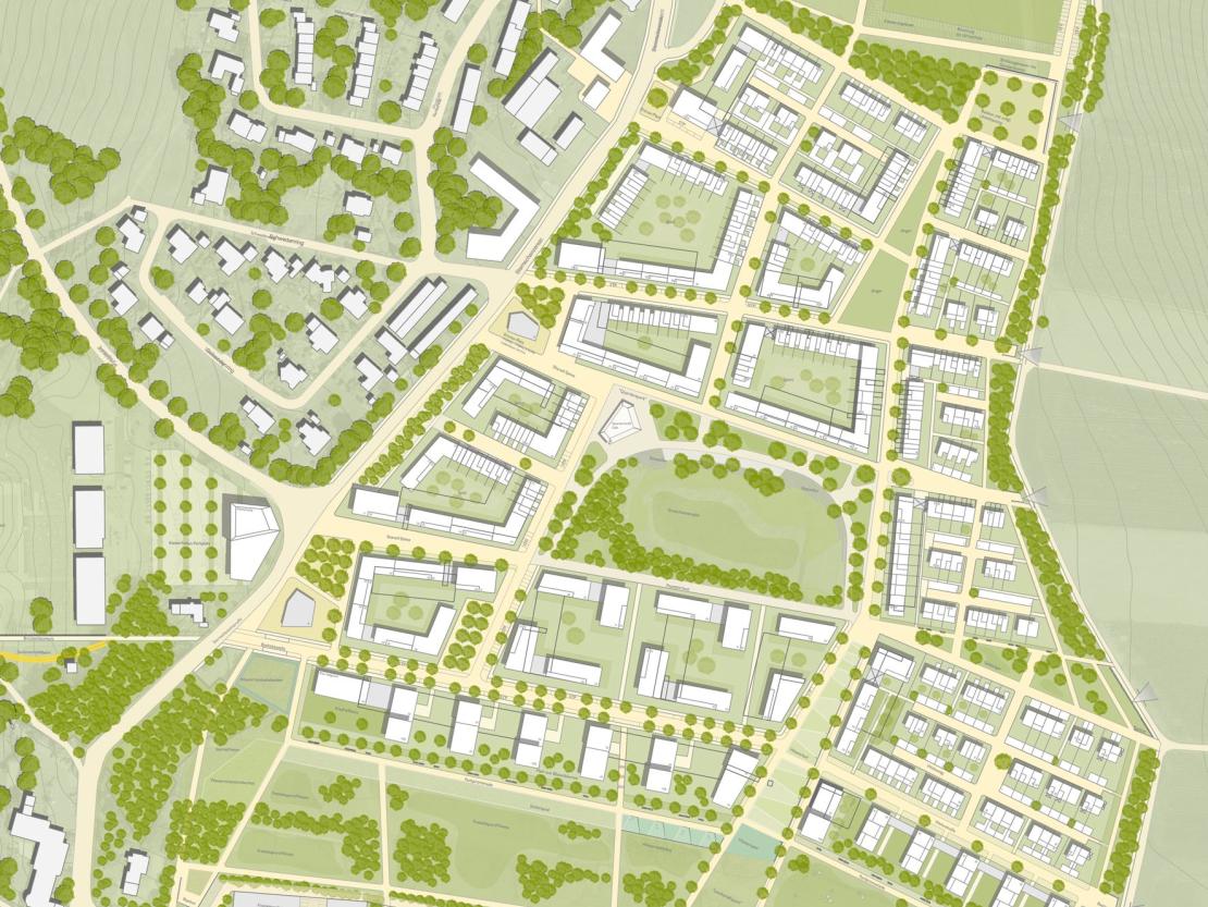 Städtebaulicher Wettbewerb MORPHO-LOGIC Lageplan_AB