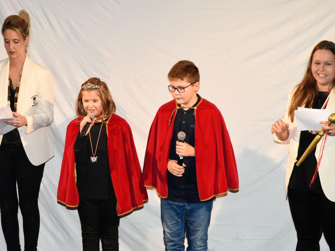 Verabschiedung Kinderprinzenpaar FG Gailachia