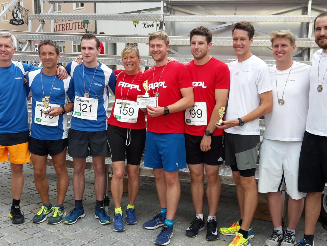 Die 3 schnellsten teilnehmende Firmen.