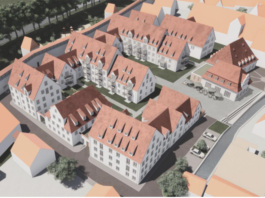 Computersimulation Eger Viertel