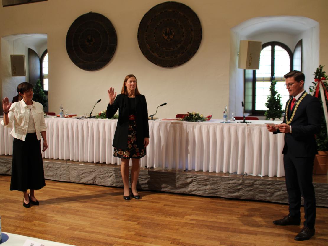 Gudrun Gebert Löfflad, Rita Ortler und David Wittner