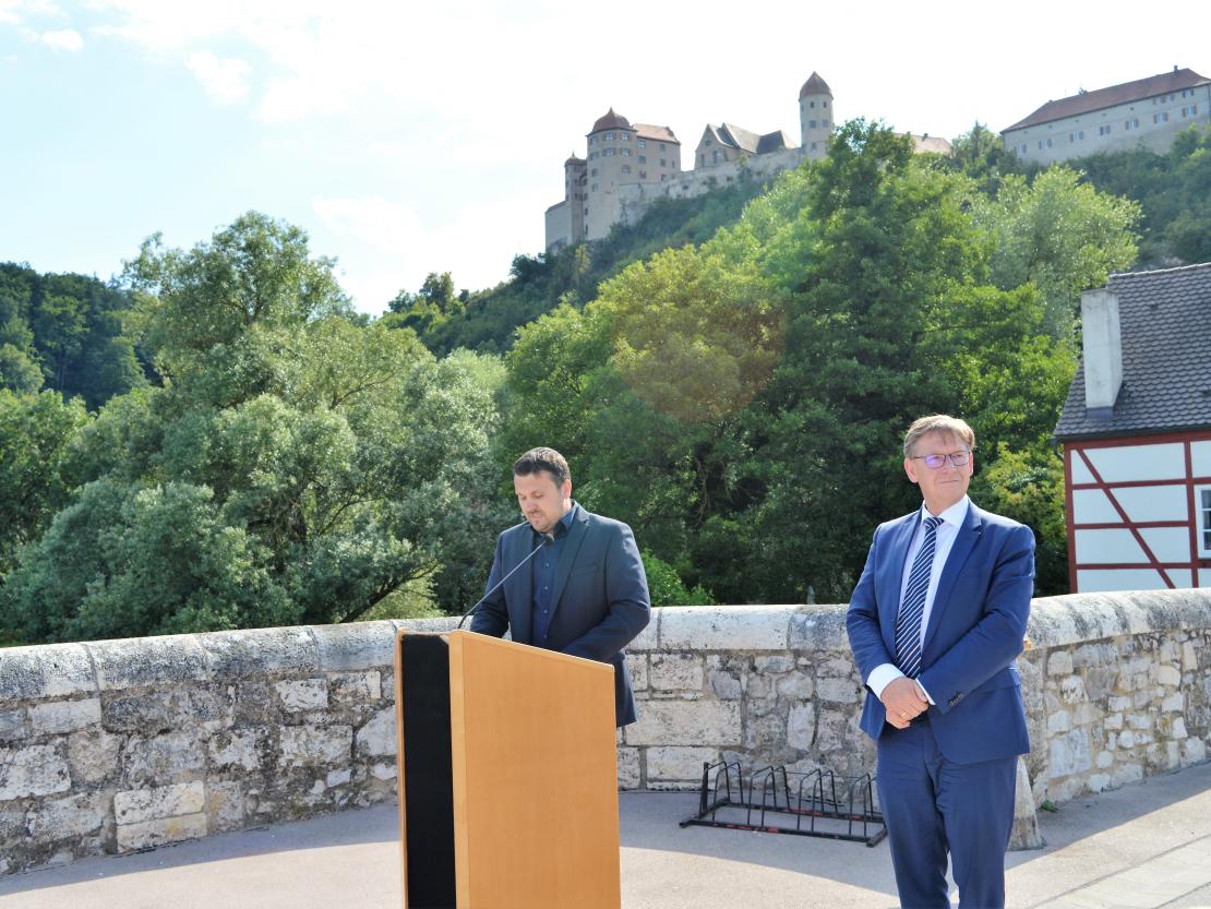 Infostelle Geopark Harburg Eröffnung
