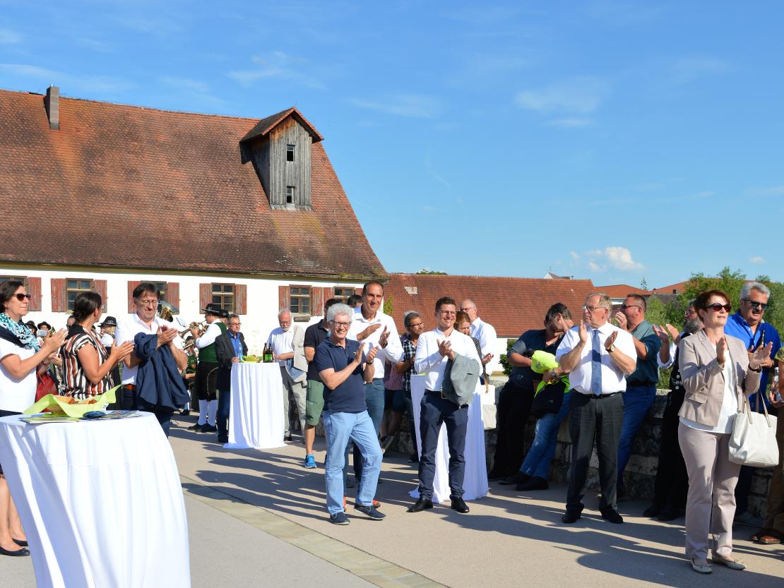 Infostelle Geopark Harburg Eröffnung