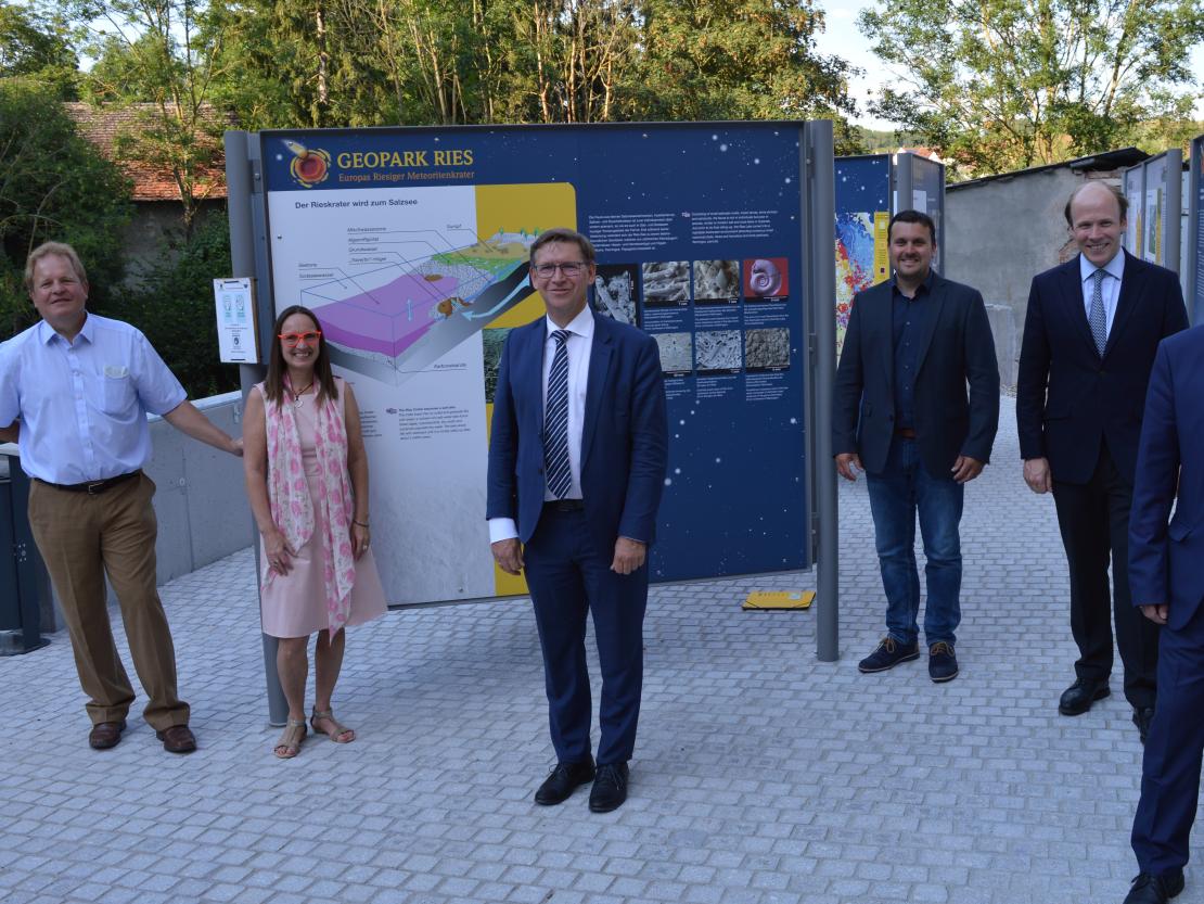 Infostelle Geopark Harburg Eröffnung