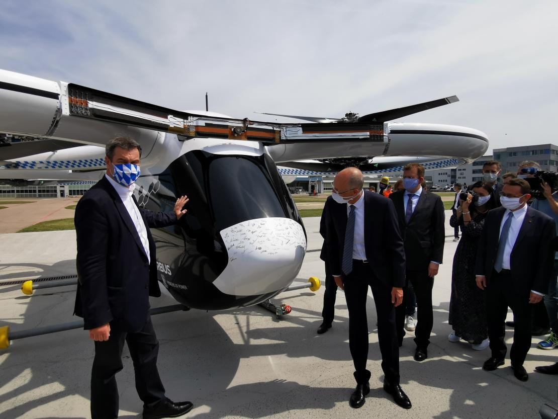 Markus Söder bei Airbus Helicopters