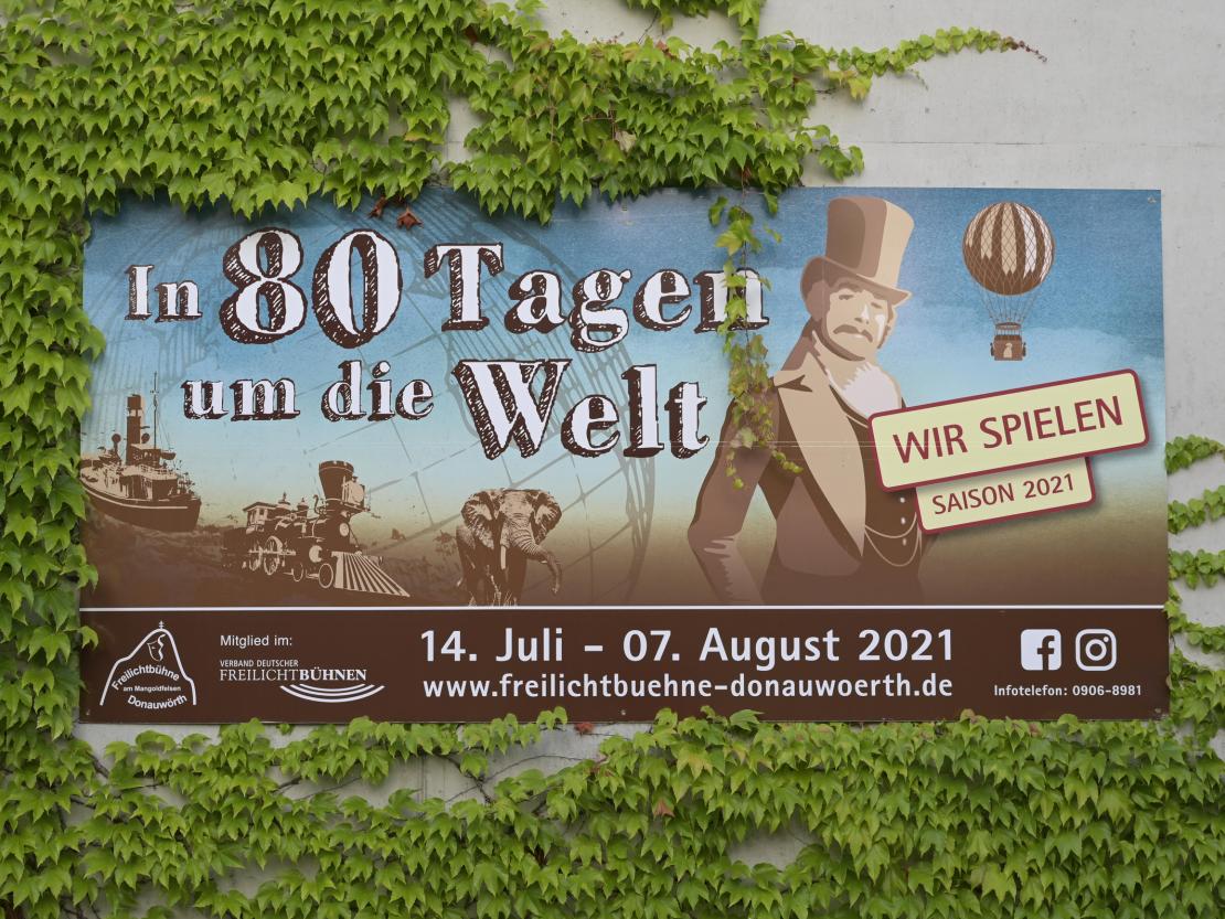 Der Theaterverein Donauwörth e.V. spielt "In 80 Tagen um die Welt" auf der Freilichtbühne Donauwörth 