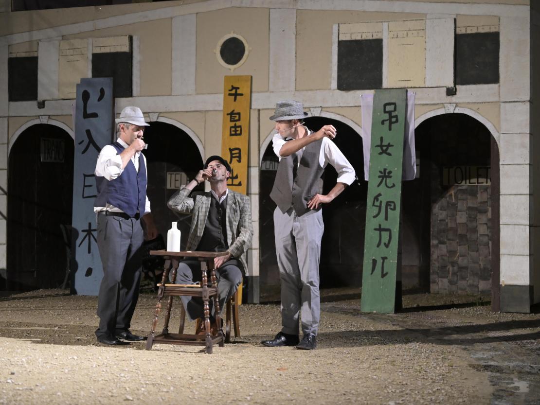 Der Theaterverein Donauwörth e.V. spielt "Um 80 Tagen um die Welt" auf der Freilichtbühne am Mangoldfelsen. 