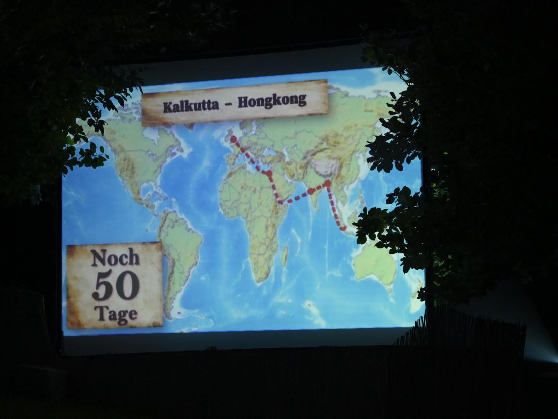 Der Theaterverein Donauwörth e.V. spielt "Um 80 Tagen um die Welt" auf der Freilichtbühne am Mangoldfelsen. 