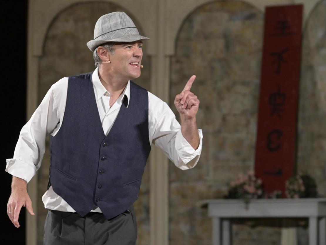 Der Theaterverein Donauwörth e.V. spielt "In 80 Tagen um die Welt" auf der Freilichtbühne am Mangoldfelsen. 