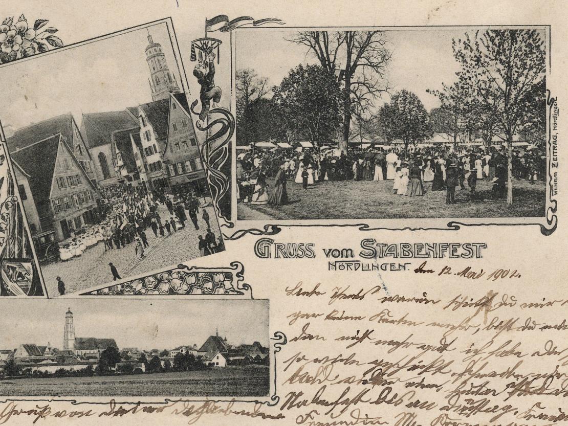 Postkarte Staben 1902