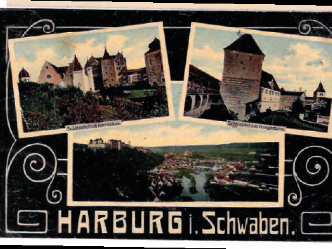 Der Künstler P. Kraemer hat die Illustration dieser Harburger Ansichtskarte angefertigt. Sie stammt etwa aus dem Jahr 1900.