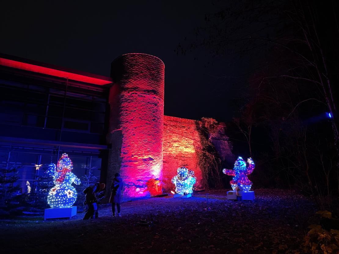 Lichtpark in Donauwörth. 