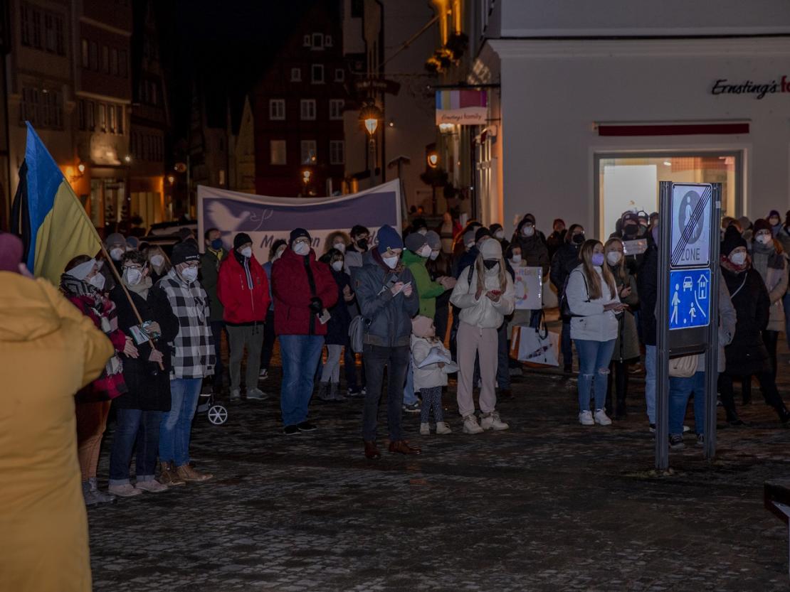 Friedensdemonstration Nördlingen
