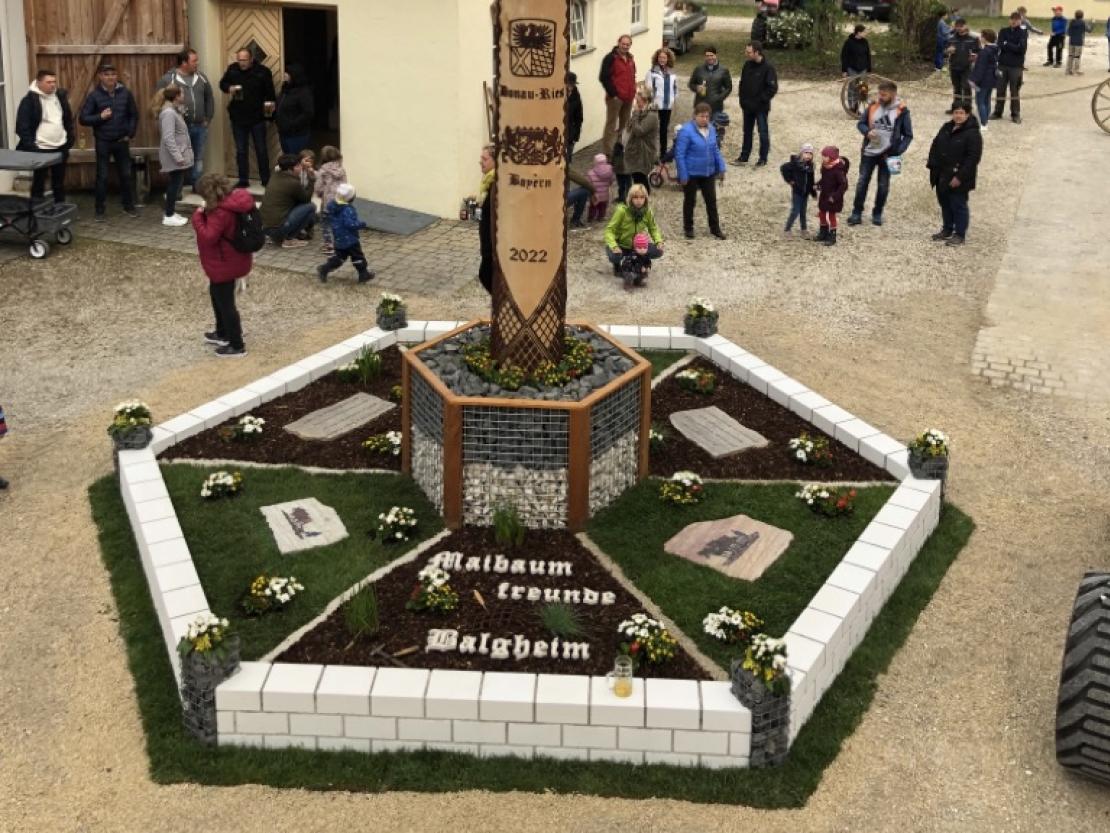 Fundament Maibaum Balgheim