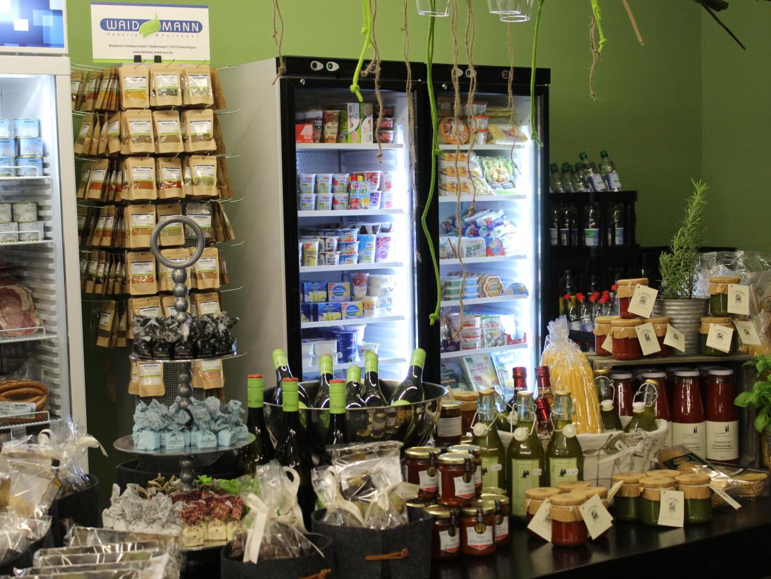 Das Bild zeigt den Dorfladen Ebermergen.