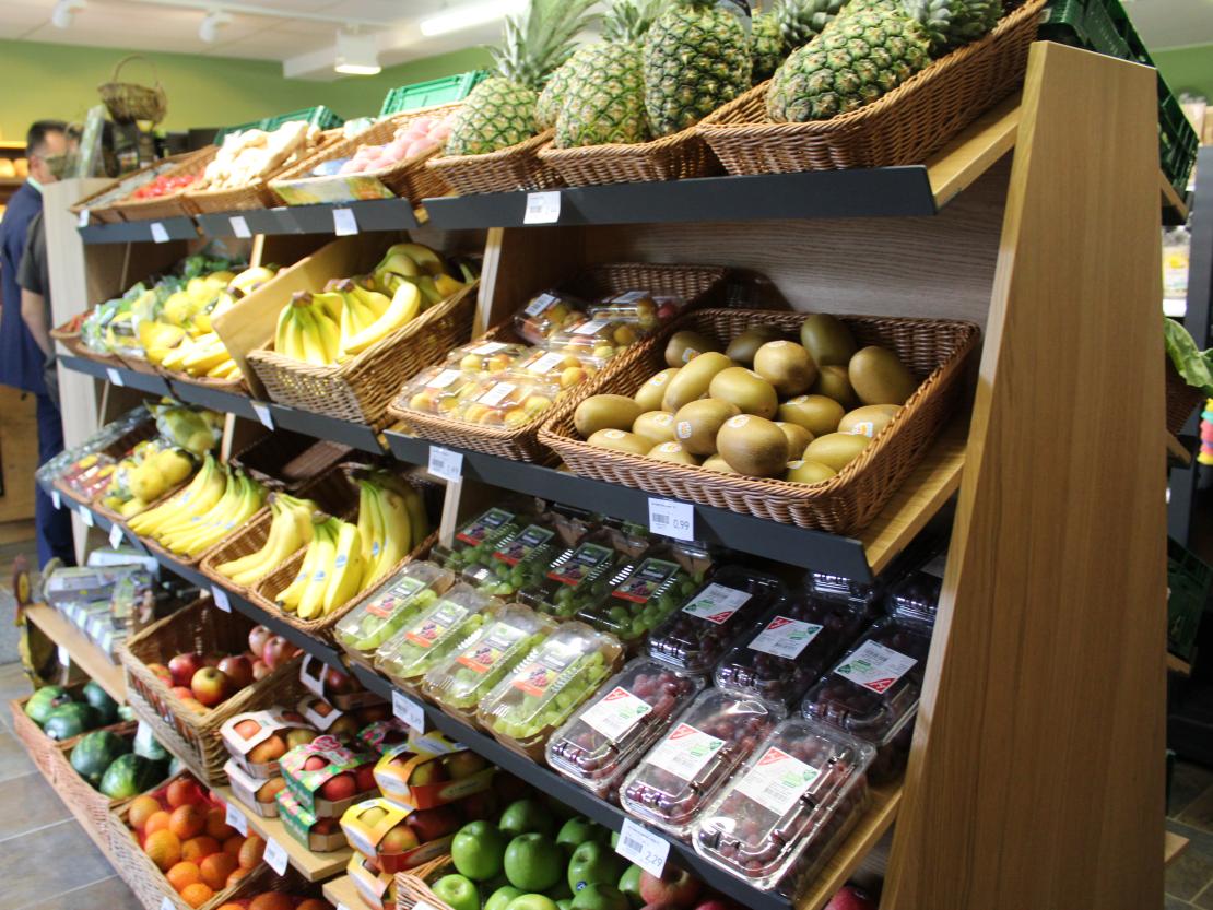 Das Bild zeigt den Dorfladen Ebermergen.