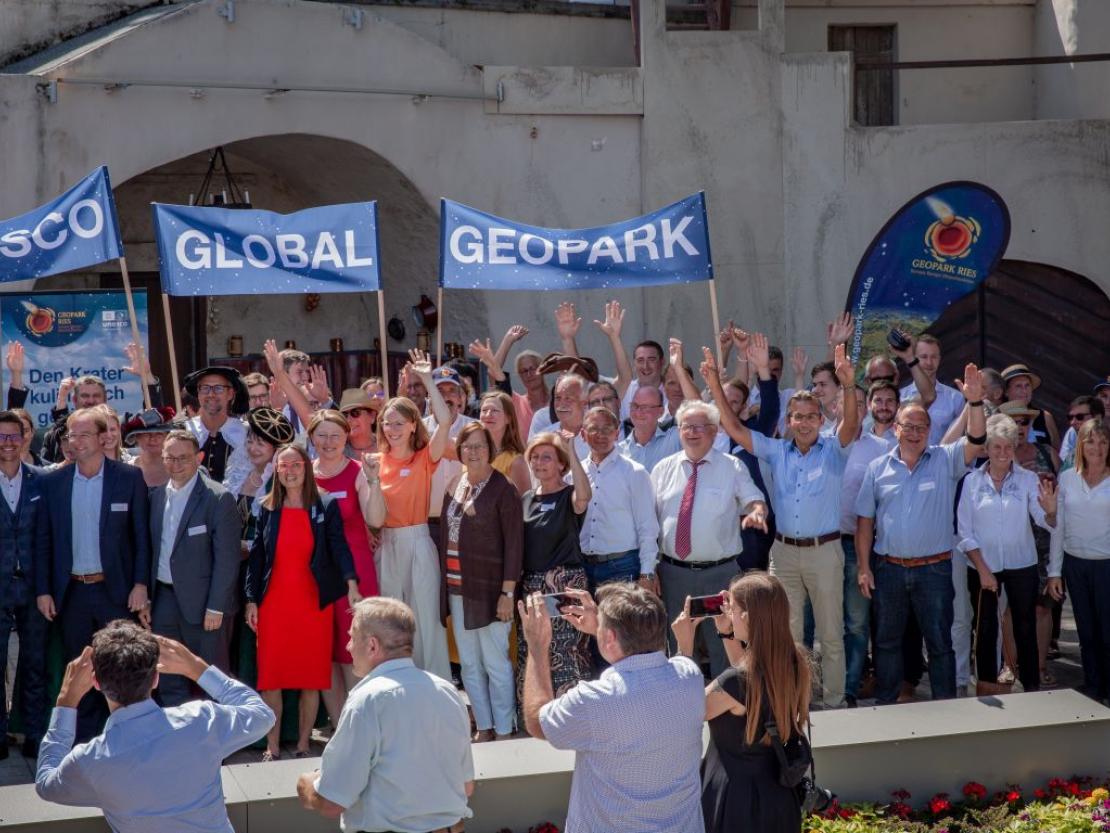 Urkundenverleihung Unesco Global Geopark Ries