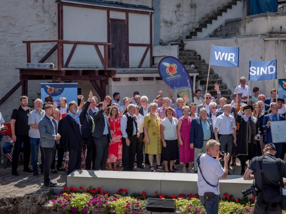 Urkundenverleihung Unesco Global Geopark Ries