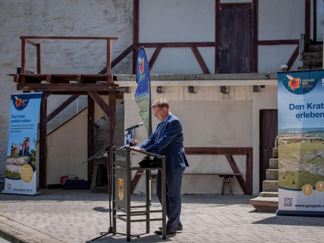 Urkundenverleihung Unesco Global Geopark Ries
