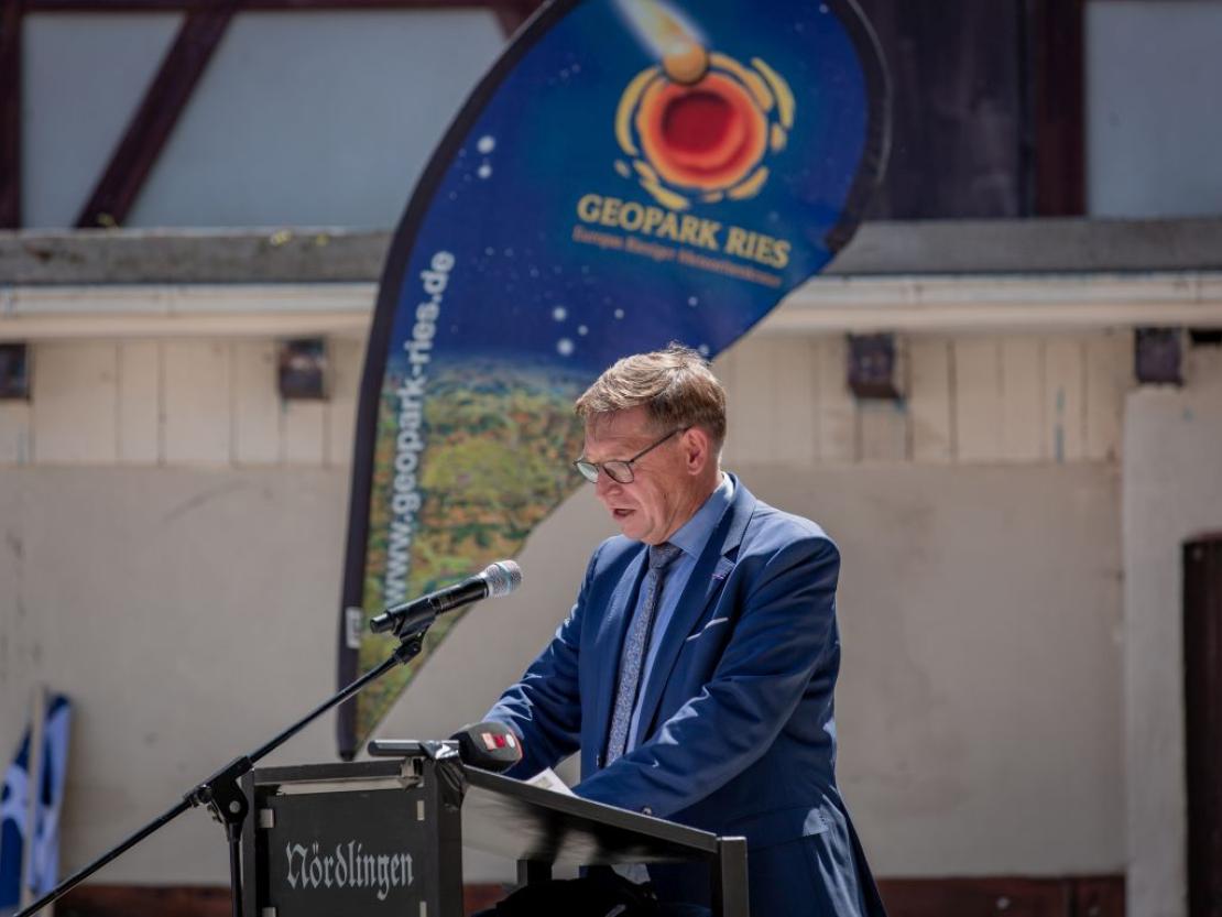 Urkundenverleihung Unesco Global Geopark Ries