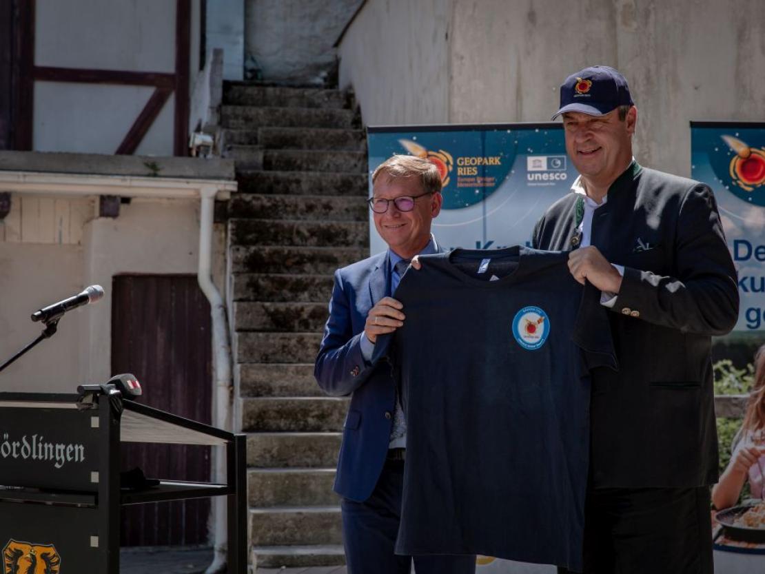 Urkundenverleihung Unesco Global Geopark Ries