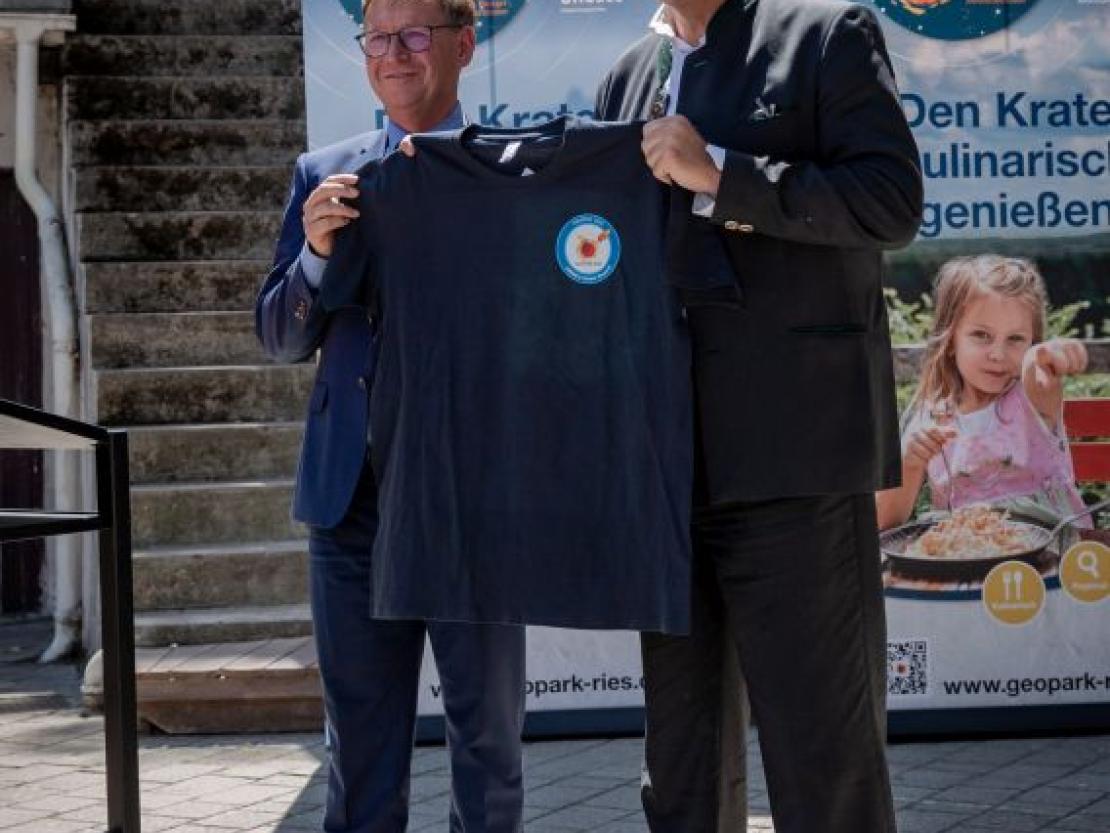 Urkundenverleihung Unesco Global Geopark Ries