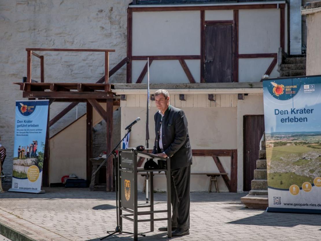 Urkundenverleihung Unesco Global Geopark Ries