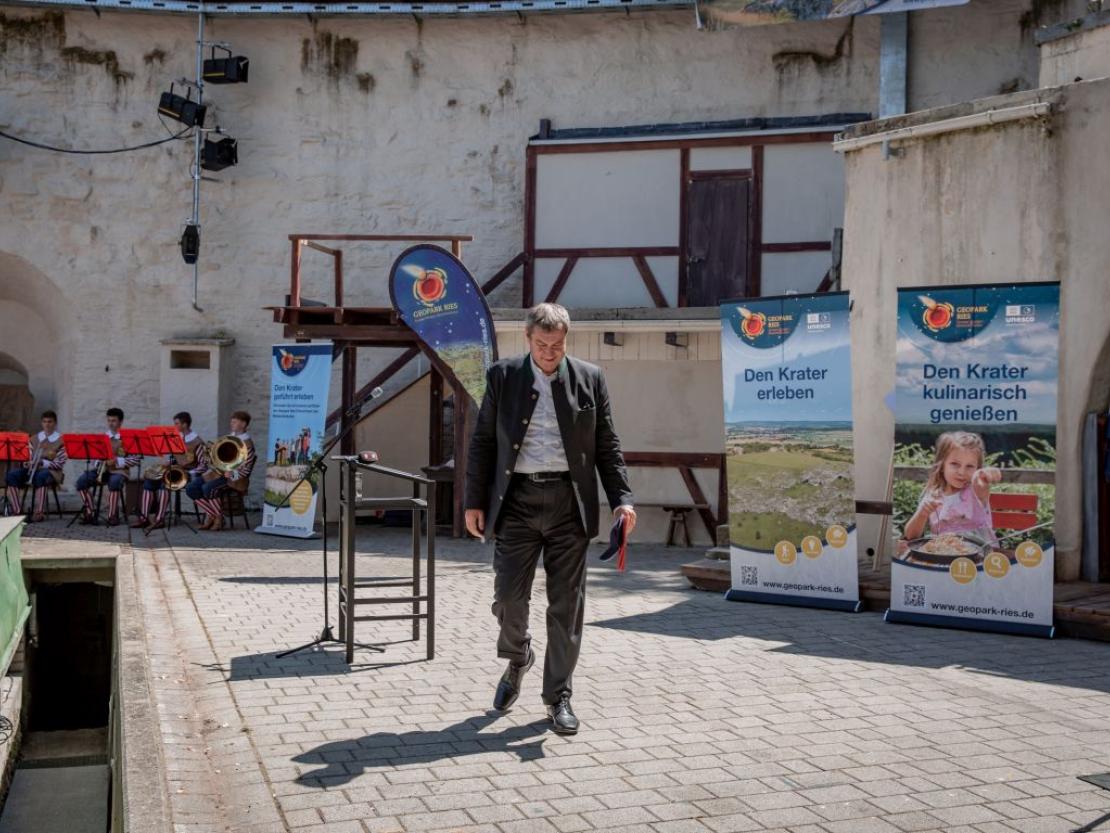 Urkundenverleihung Unesco Global Geopark Ries