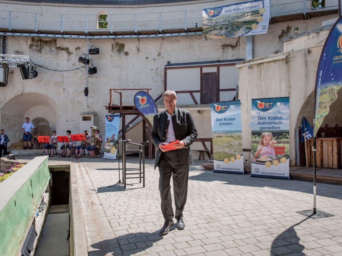 Urkundenverleihung Unesco Global Geopark Ries