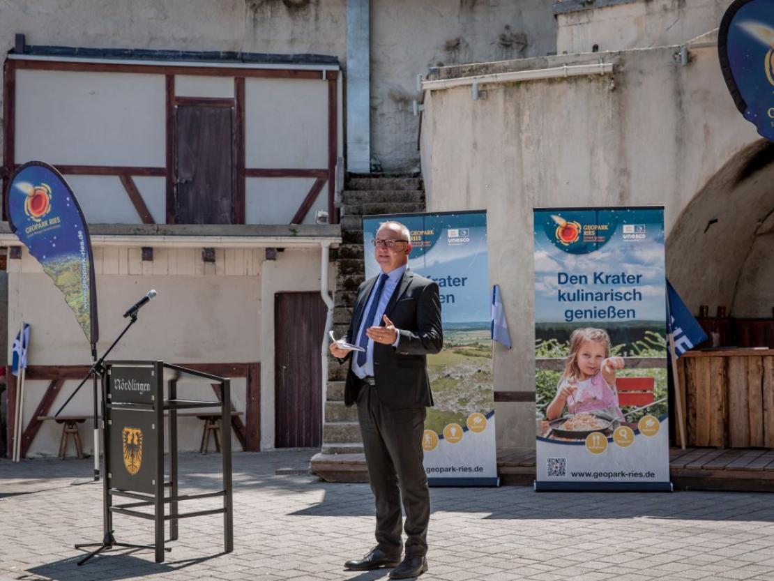 Urkundenverleihung Unesco Global Geopark Ries