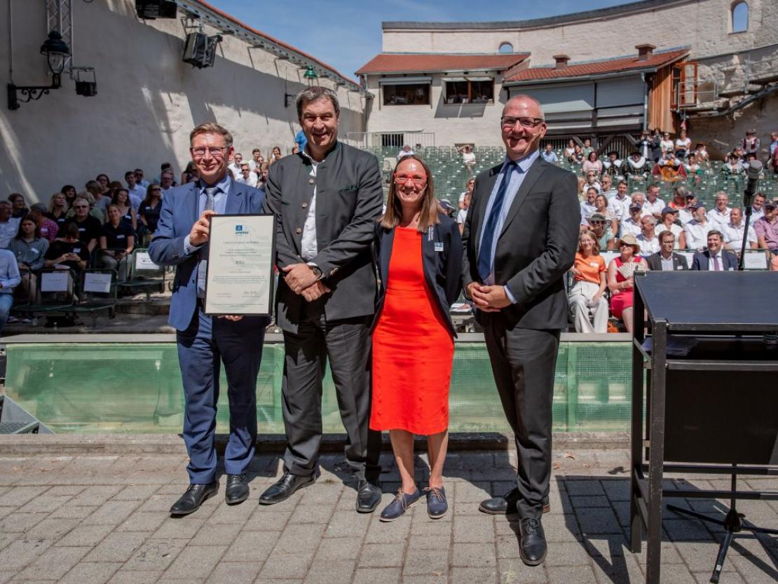 Urkundenverleihung Unesco Global Geopark Ries