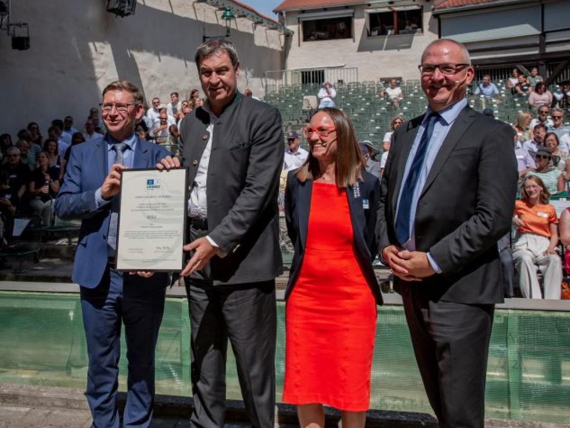 Urkundenverleihung Unesco Global Geopark Ries