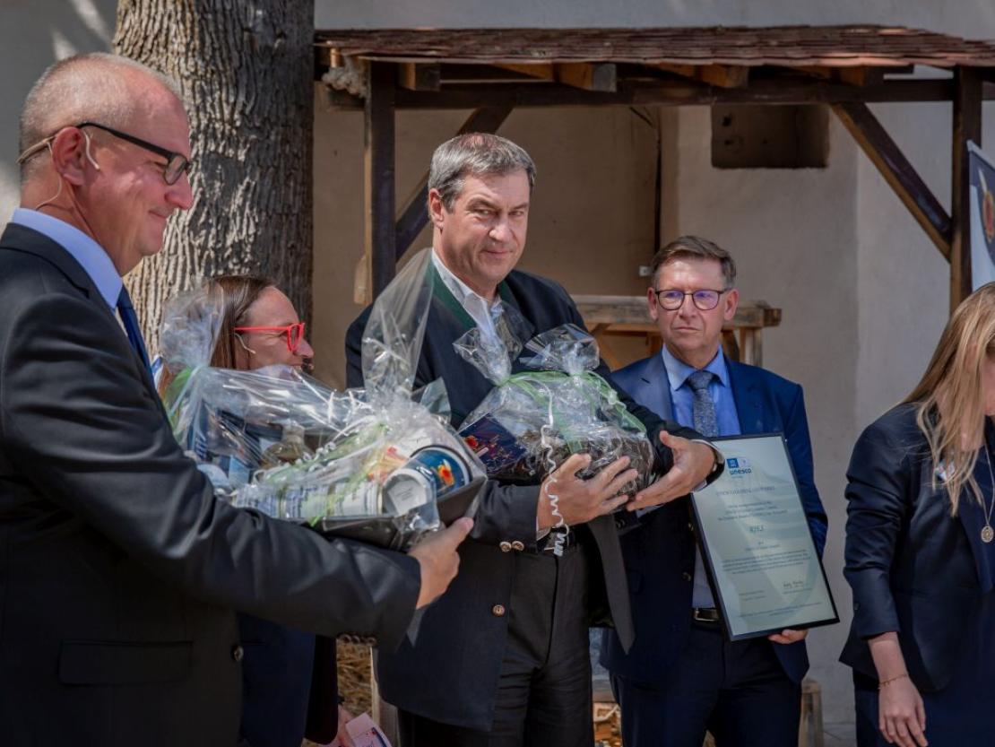 Urkundenverleihung Unesco Global Geopark Ries