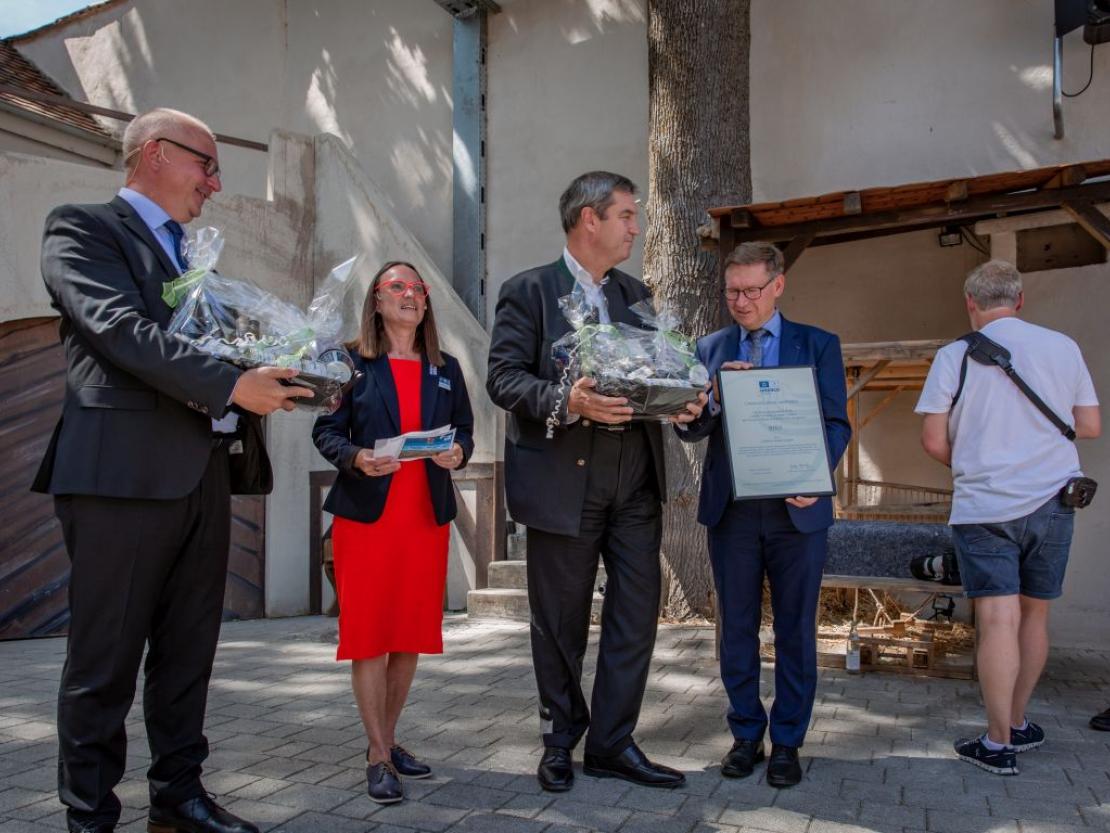 Urkundenverleihung Unesco Global Geopark Ries